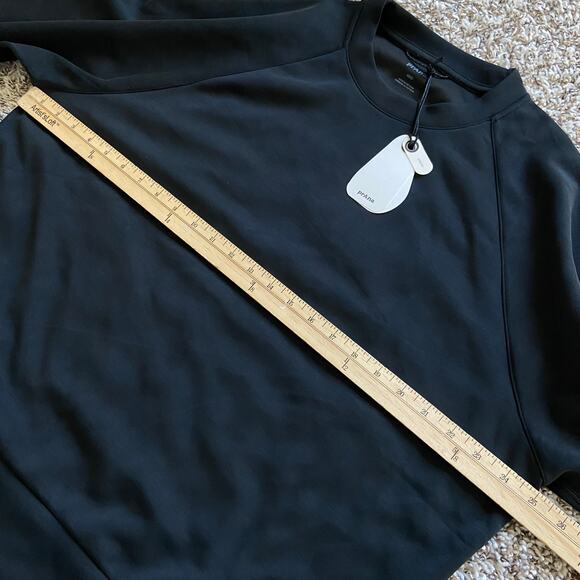 Prana Shea Crewneck Sweater Women's M Black Buttery Soft Relaxed Fit Pullover - Picture 8 of 9